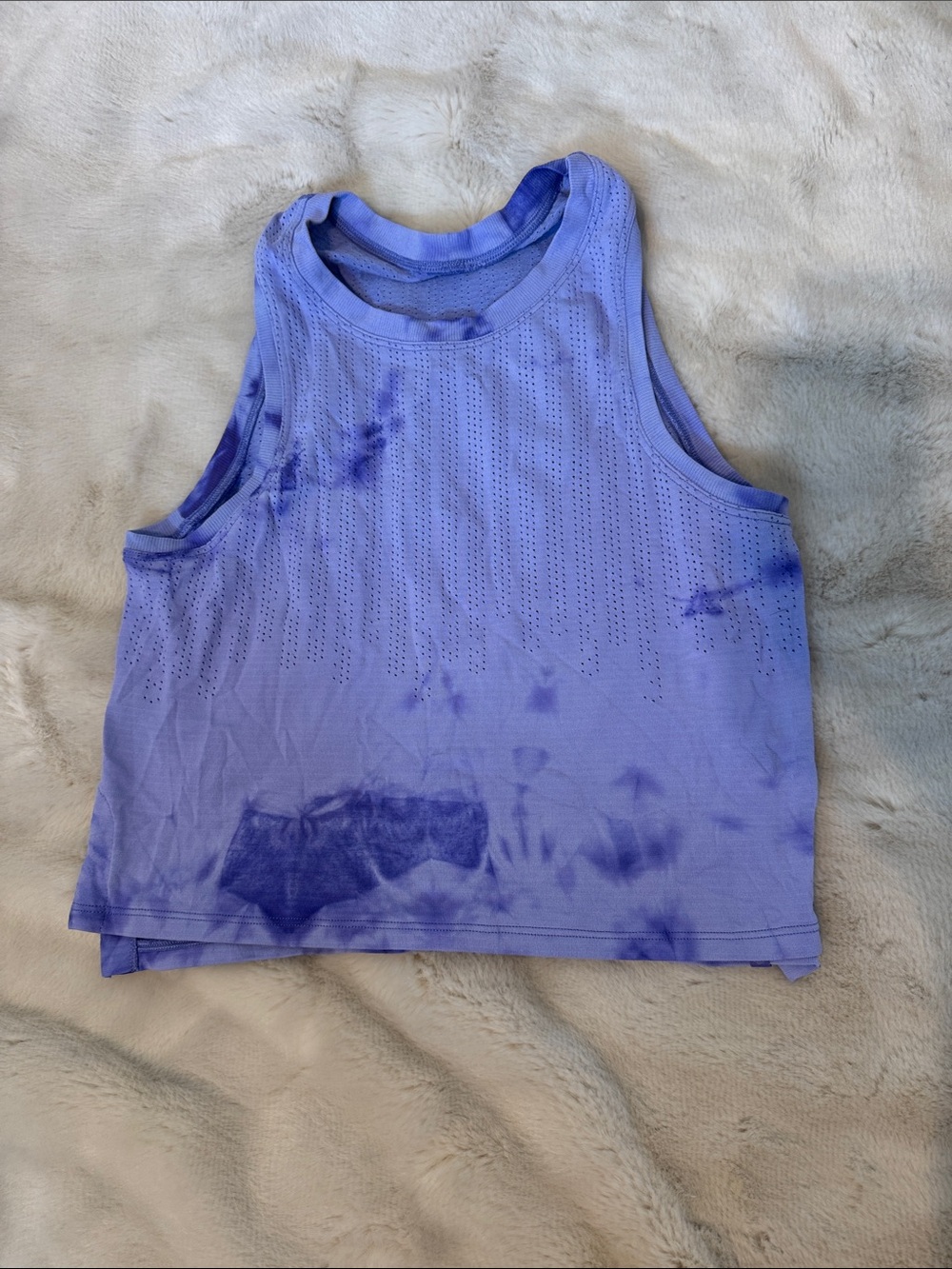 lululemon athletica Lavender Tie-Dye  Active Tank medium/ 8